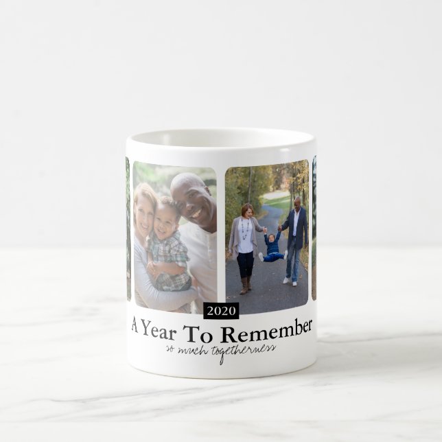 Mug Collage de photos de famille de souvenirs de quara (Centre)
