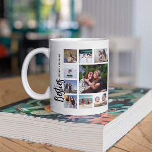 Mug Collage de photos de meilleures amies