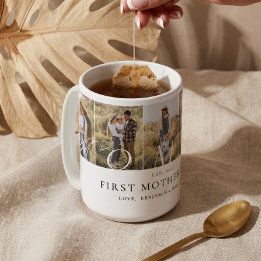Mug Collage de photos Maman Premier cadeau de fête des