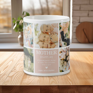Mug Collage de photos personnalisable Définition de Mè