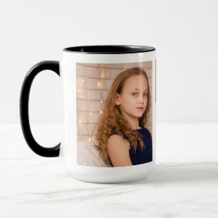 Mug Collage de trois photos personnalisées
