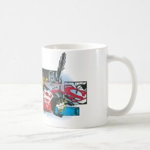 Mug Collage du logo Superman