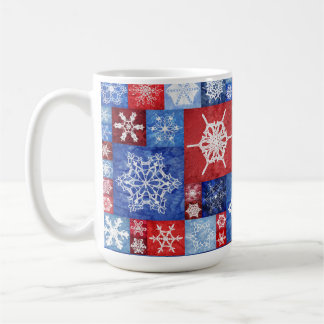 Mug Collage flocon de neige du 250e anniversaire