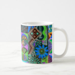 Mug Collage géométrique de formes