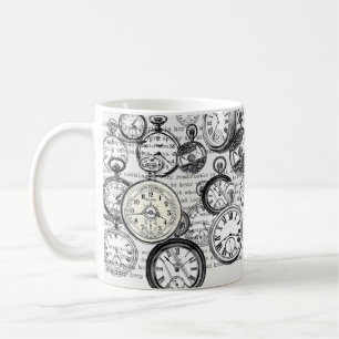 Mug Collage Montre de Goût Victorien Alice au Pays des