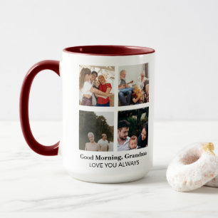 Mug Collage Multi-Photos Personnalisé Réunion de Famil