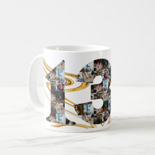 Mug Collage photo Cadeaux de 13 ans par année