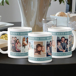 Mug Collage photo de Joyeux Anniversaire au meilleur p