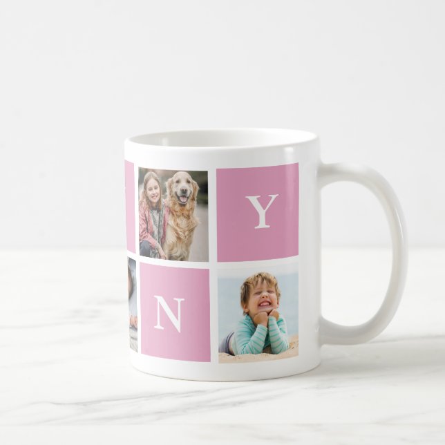 Mug Collage photo de la grand-mère nounou 5 (Droite)