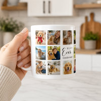 Collage photo de la mère d'un chien Golden Retriev