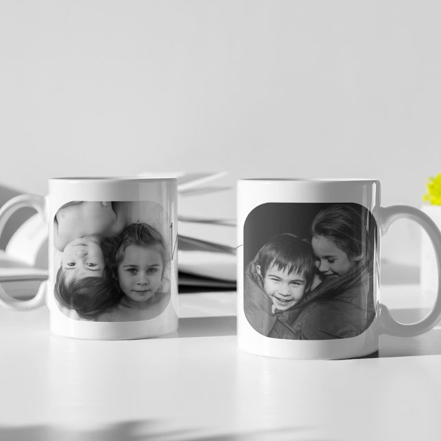 Mug Collage photo de maman moderne (Créateur téléchargé)