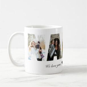 Mug Collage photo de nounou