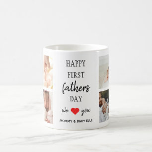 Mug Collage photo de première Fête des pères   Papa Ca