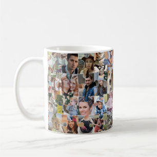 Mug Collage Photo Famille Personnalisé Forme 24 Pic Pu