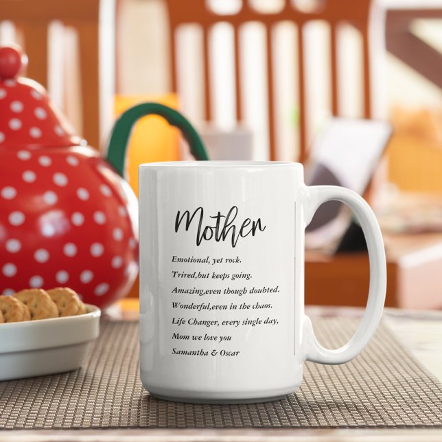 Mug Collage Photo & Meilleure Mère Citation Beau Cadea (Créateur téléchargé)