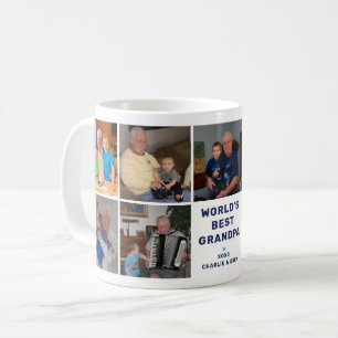 Mug Collage photo moderne de la Marine du meilleur gra