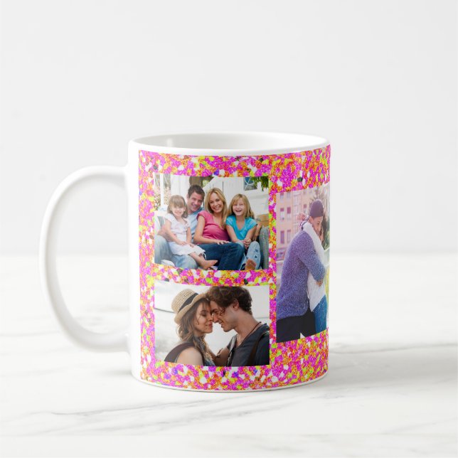 Mug Collage photo personnalisé (Gauche)