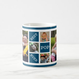 Mug Collage photo personnalisé 5 photos meilleur pop 