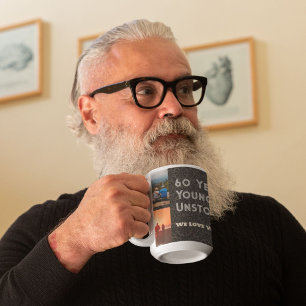 Mug Collage photo personnalisé Cadeaux d'anniversaire 