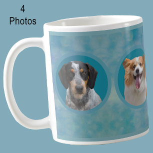 Mug Collage photo personnalisé de chien I Animal de co