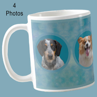 Mug Collage photo personnalisé de chien I Animal de co