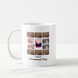 Mug Collage photo personnalisé Jour le plus doux 11