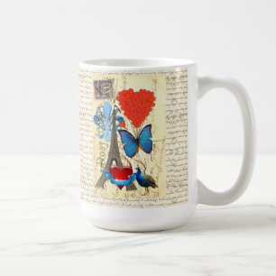 Mug Collage romantique de Paris
