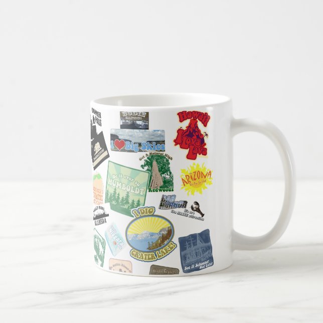 Mug Collage Voyage Extraordinaire Style Epic Art (Droite)