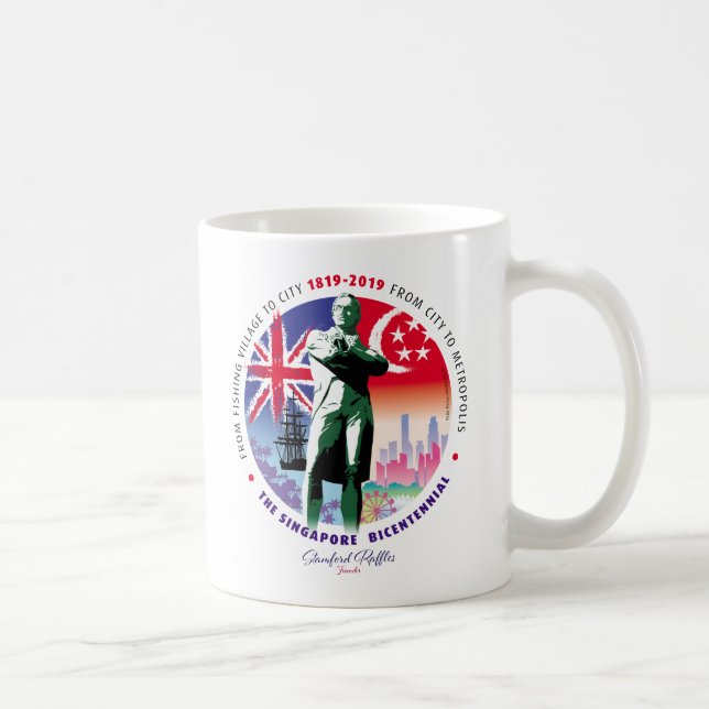 Mug Collection Bicentennial de Singapour v2 (Droite)