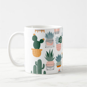 Mug Collection Cactus dans Pots Design