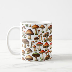 Mug Collection de champignons Design Motif