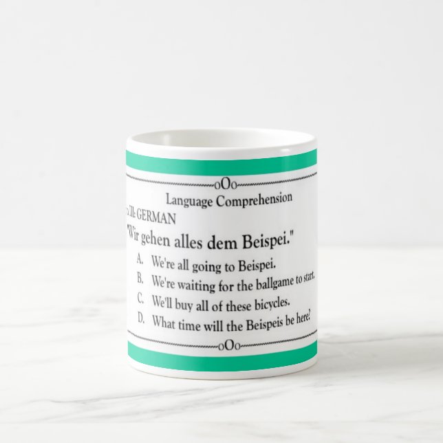 Mug Collection de langue - Allemand 3 (Centre)