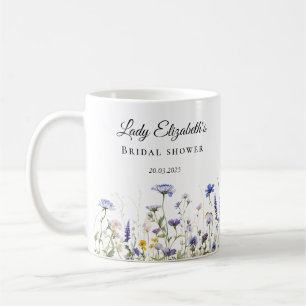 Mug Collection de mariées du Fleur sauvage bleu Regenc