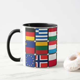 Mug Collection internationale du drapeau, drapeaux du 