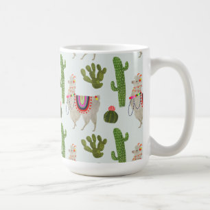 Mug Collection Llamarama Cactus & Llama Motif