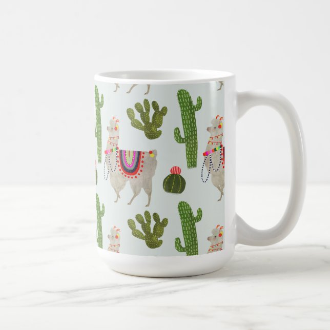 Mug Collection Llamarama | Cactus & Llama Motif (Droite)