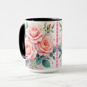 Mug Collection Tendance de Roses Roses Luxueuses Jolie