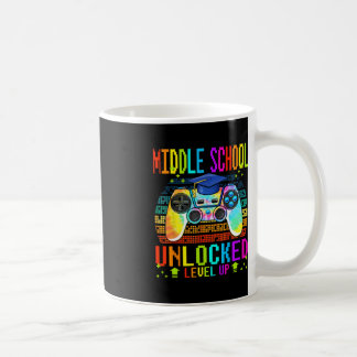 Mug collège Déverrouillé Niveau Haut Gamer Retour à Sc