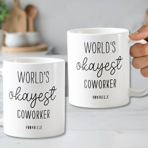 Mug Collègue drôle personnalisé