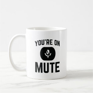 Mug Collègue drôle Réunions en ligne Vous êtes en sour