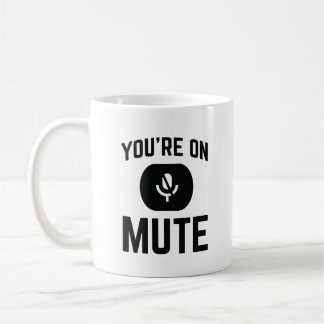 Mug Collègue drôle Réunions en ligne Vous êtes en sour
