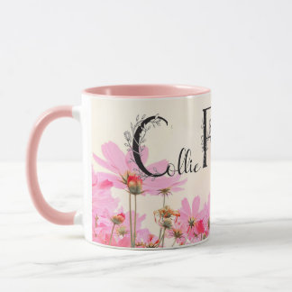 Mug Collie Flower Girl
