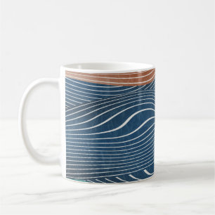 Mug Collines naturelles : motif sans soudure.