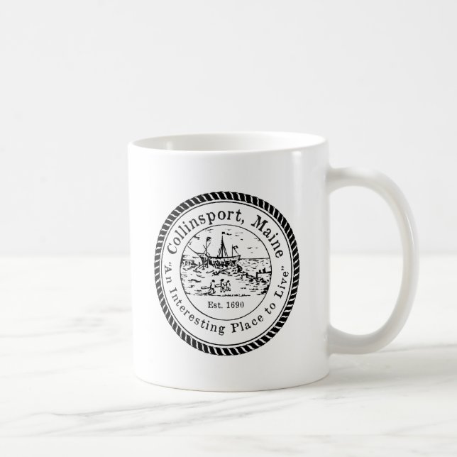 Mug Collinsport, joint de fonctionnaire du Maine (Droite)