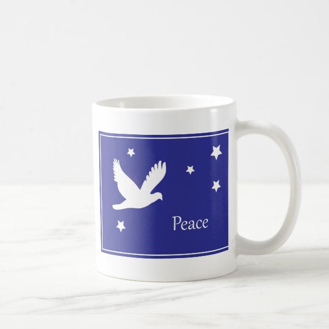Mug colombe de paix (Droite)