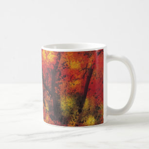 Mug Colonnes d'automne Feuille
