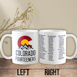 Mug Colorado 14ers Fourtins Montagne Souvenirs