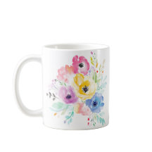 Mug coloré à l'aquarelle