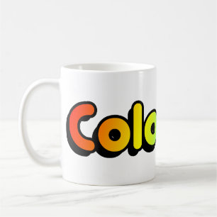 Mug coloré coloré. v2.