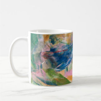 Mug coloré esthétique Blue Wave Tea Coffee Cup